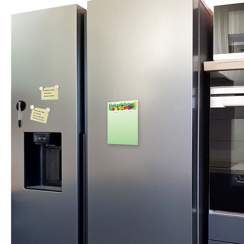 einkaufliste vielfalt, a5, an kühlschrank