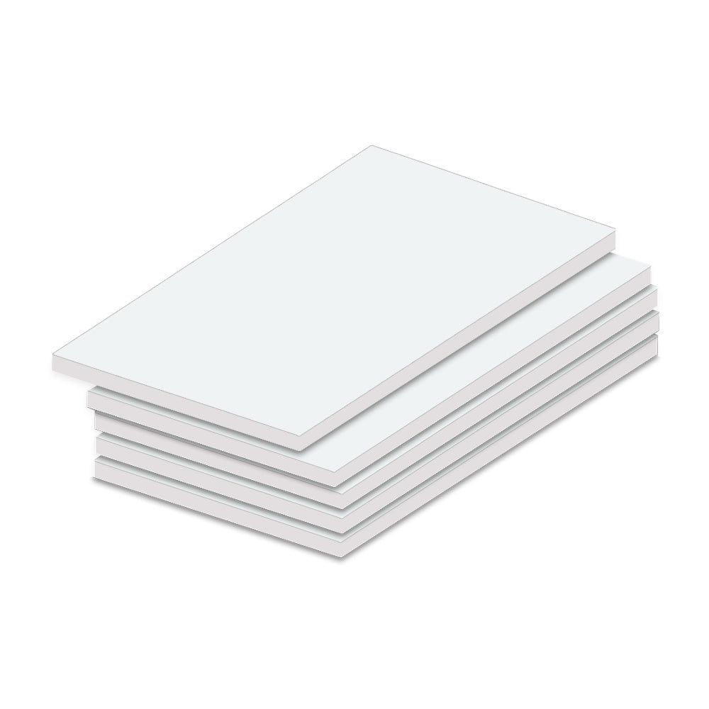 notizblock a6 blanko, ohne aufdruck, 5er set