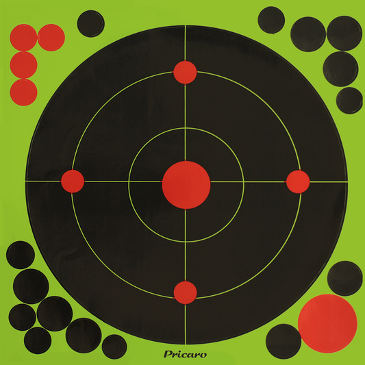 zielscheibe v2, grün-schwarz, rot