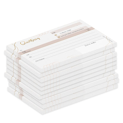 quittungsblock adria ohne durchschlag, a6, rosafarbene optik, 10er set