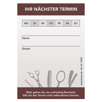 PRICARO Terminblock für Friseure (20er Pack)