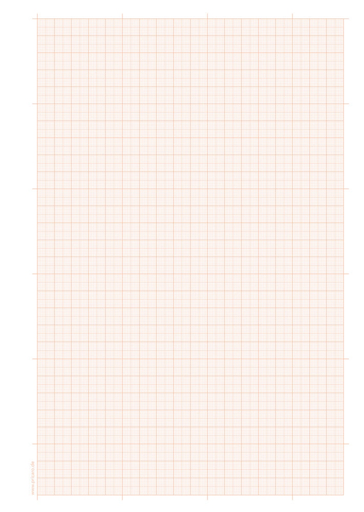 millimeterpapier, a4 frontansicht einzelpapier