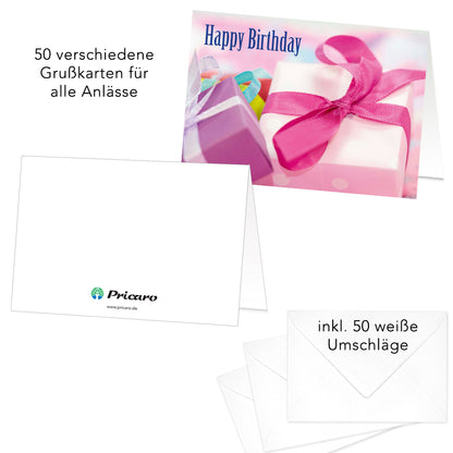 grußkartenset für alle anlässe, verschiedene motive (schulabschluss, kommunion, muttertag, hochzeit uvm)