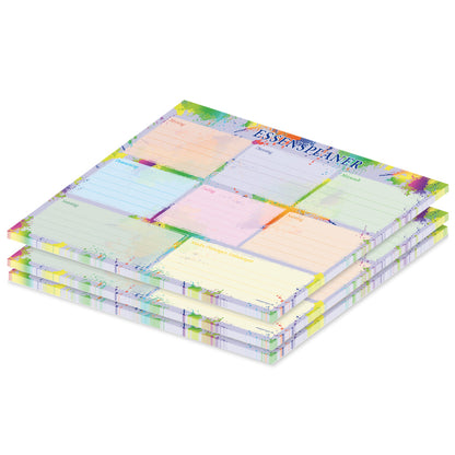 essensplaner splash a4, querformat, 3er set