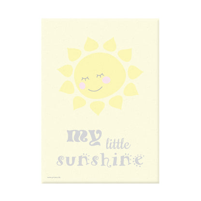 leinwand set "sonnemondstern", motiv sonne mit aufdruck "my little sunshine"