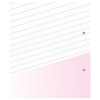 rezeptordner cupcake, rosa-weiße optik ansicht rückseite