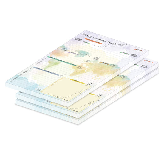 reiseplaner journal zum ausfüllen für reiseinfos wie z.B. reisedaten, etc., 3stück