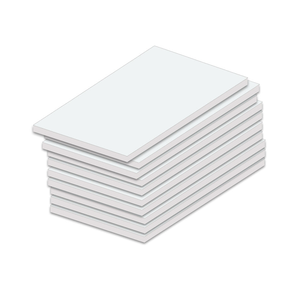 notizblock a7 blanko, ohne aufdruck, 10er set