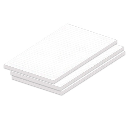 notizblock a4, liniert, 3er set