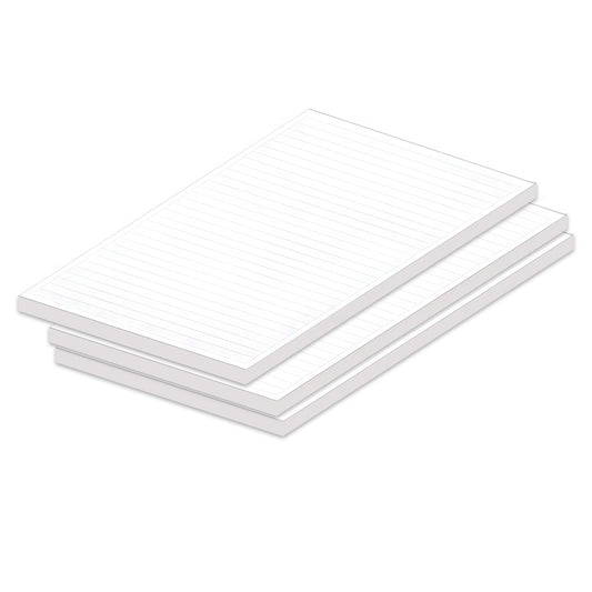 notizblock a4, liniert, 3er set