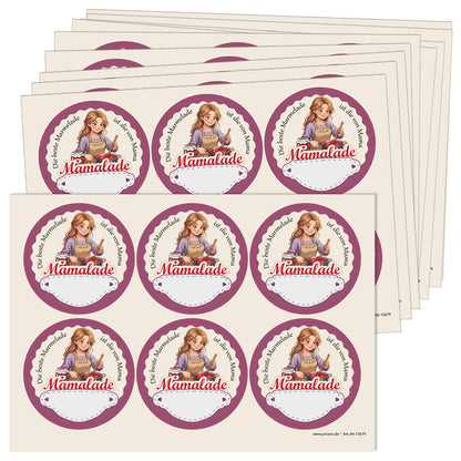 PRICARO Etiketten "Marmelade Sticker"