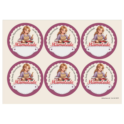 PRICARO Etiketten "Marmelade Sticker"