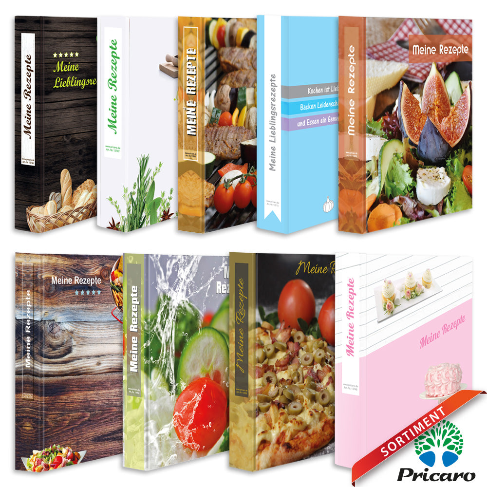 sortimentsübersicht rezeptordner