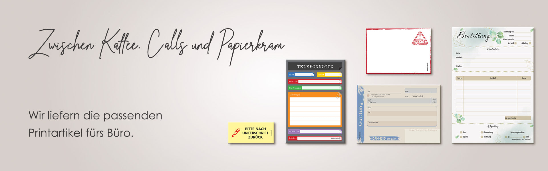 slider startseite büro papierprodukte