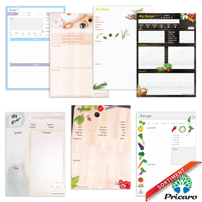 sortimentsübersicht rezeptblöcke englische sprachversionen