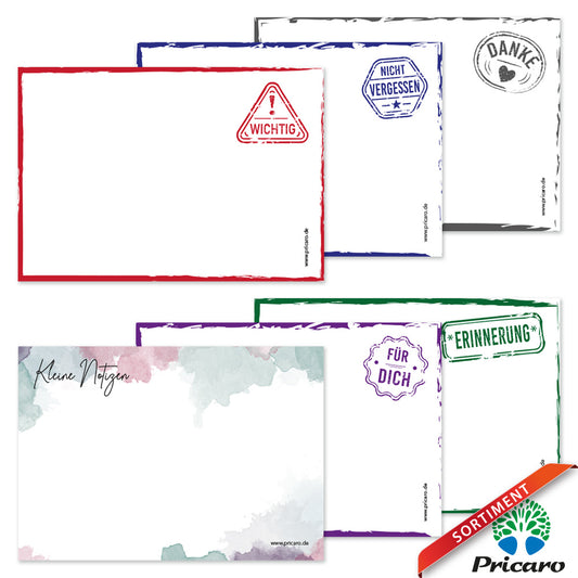 sortimentsübersicht haftnotizen 100x70 mm