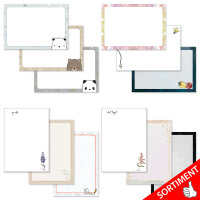 PRICARO Notizblock "Doodles", magnetisch, A7, 10 Stück