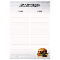 PRICARO Einkaufsliste "American Burger",...