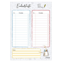 PRICARO Einkaufsliste "Doodles", magnetisch,...